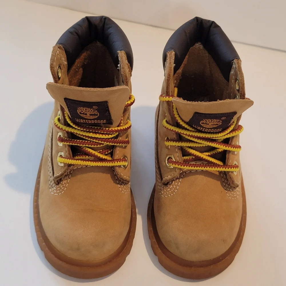 Timberland Premium 6in boots for Toddler Size 5 infant waterproof hike w…